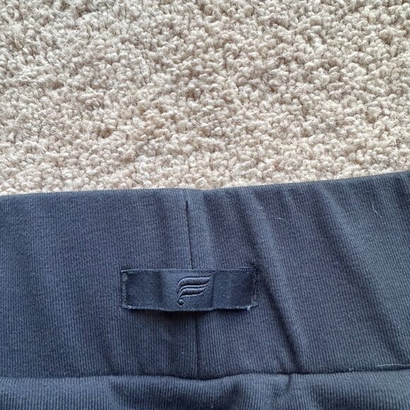 Fanatics Sweatpants Womens Medium (30x27) High Rise Tapered Leg Black Pockets - Picture 5 of 12